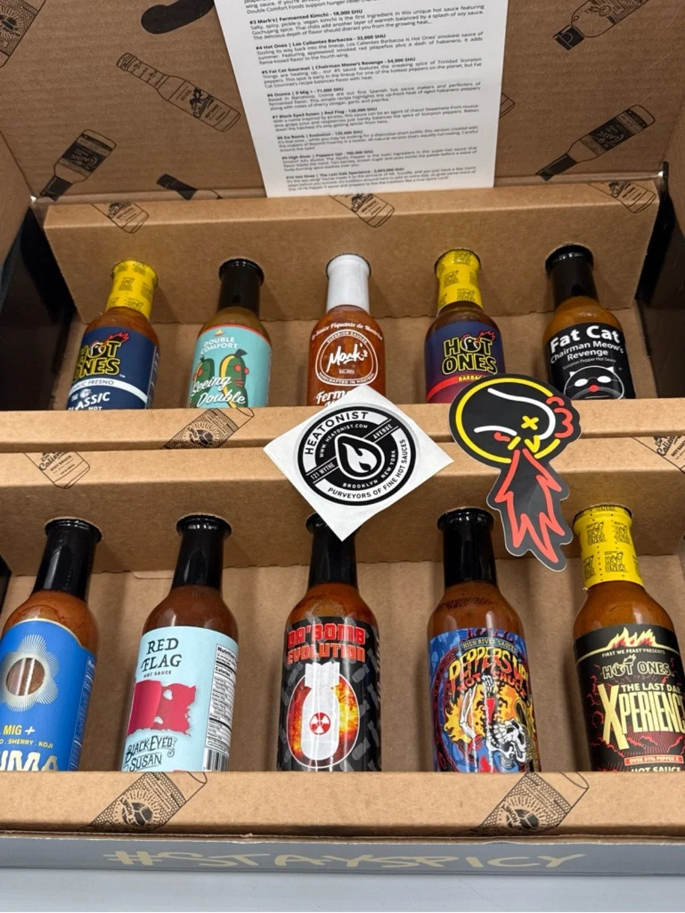 Assorted Hot Sauce Gift Box - Stay Spicy Collection (Mixed Colors)